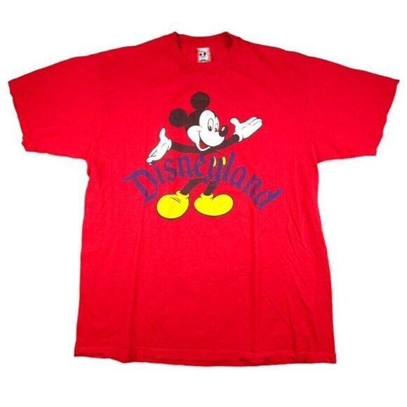 Vintage Mickey Mouse T Shirt Mens Size XL 90s Disneyland Walt Disney Made In USA - Picture 1 of 5